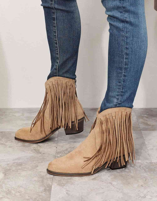 Load image into Gallery viewer, Legend Women's Fringe Cowboy Western Ankle Boots
