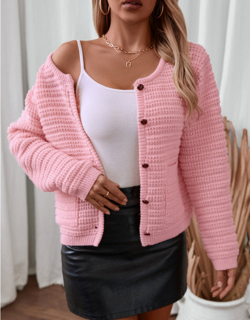 Load image into Gallery viewer, BUtton Up Long Sleeve Cardigan
