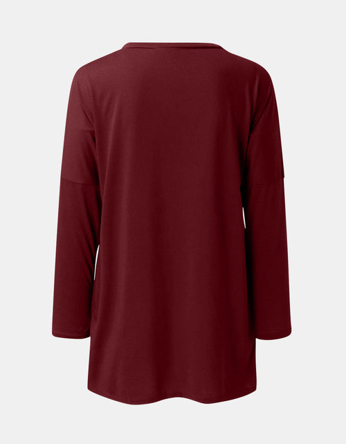 Load image into Gallery viewer, Full Size Round Neck Long Sleeve T-Shirt
