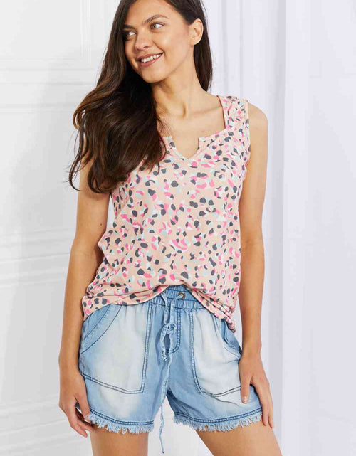 Load image into Gallery viewer, Heimish Full Size Printed Sleeveless Top
