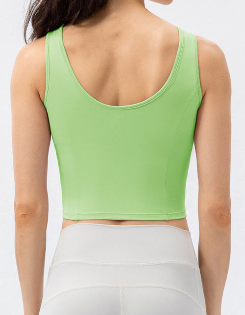 Load image into Gallery viewer, Round Neck Wide Strap Active Tank
