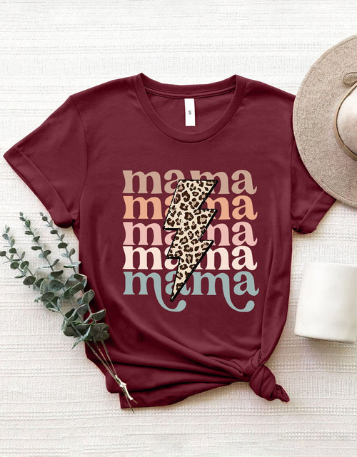 Load image into Gallery viewer, MAMA Round Neck Short Sleeve T-Shirt
