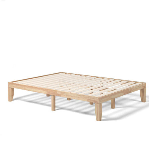 Load image into Gallery viewer, Queen Size 14 Inch Wooden Bed Mattress Frame-Natural
