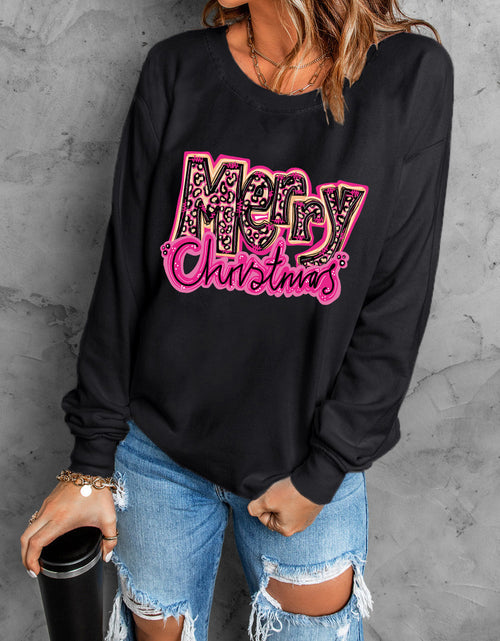 Load image into Gallery viewer, MERRY CHRISTMAS Long Sleeve Sweatshirt
