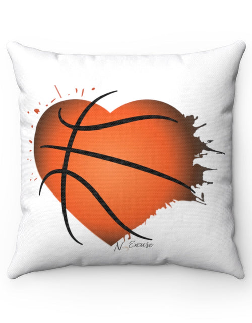 Load image into Gallery viewer, iHeart Basketball Girls Basketball Pillow by NoExcuse Apparel
