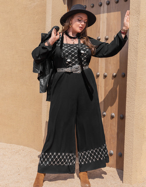 Load image into Gallery viewer, Plus Size Square Neck Jumpsuit
