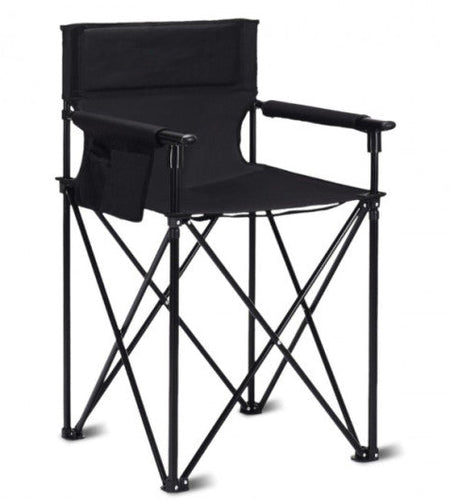 Portable 38 Inch Oversized High Camping Fishing Folding Chair