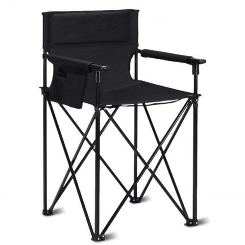 Load image into Gallery viewer, Portable 38 Inch Oversized High Camping Fishing Folding Chair
