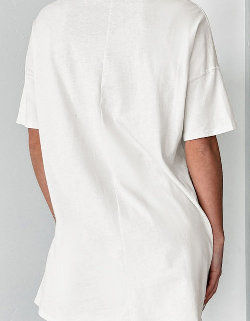 Load image into Gallery viewer, Graphic Round Neck Half Sleeve T-Shirt
