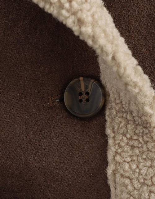 Load image into Gallery viewer, Fuzzy Collared Neck Long Sleeve Jacket
