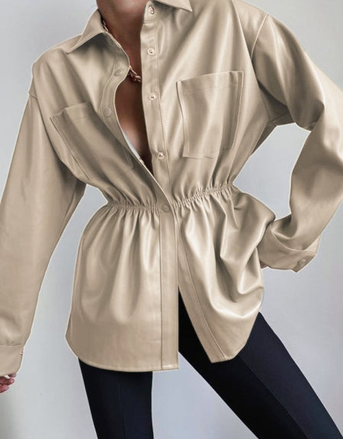 Load image into Gallery viewer, Snap Down Collared Jacket
