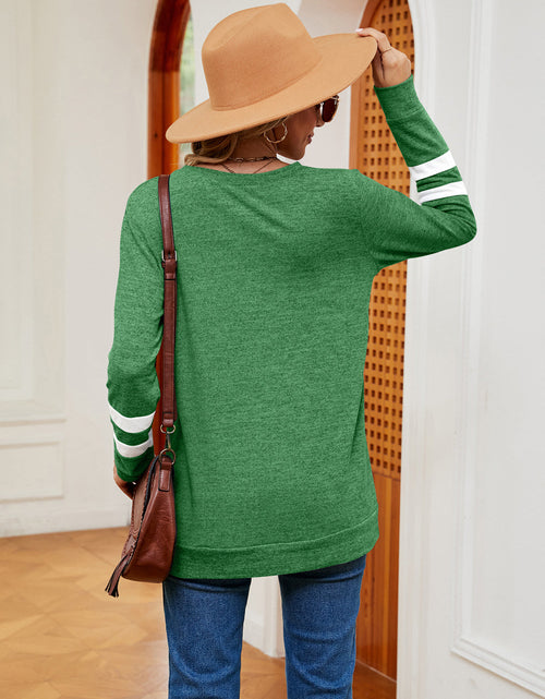 Load image into Gallery viewer, V-Neck Long Sleeve T-Shirt
