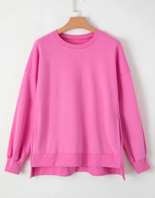 Load image into Gallery viewer, Round Neck Long Sleeve Sweatshirt
