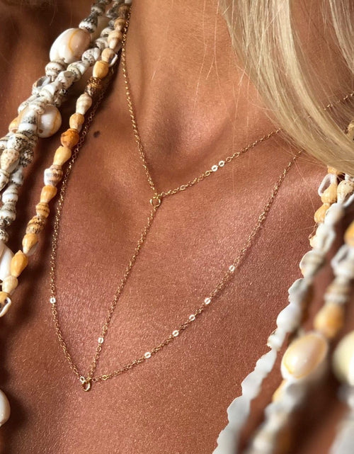 Load image into Gallery viewer, Dripping in Gold Necklace by Toasted Jewelry
