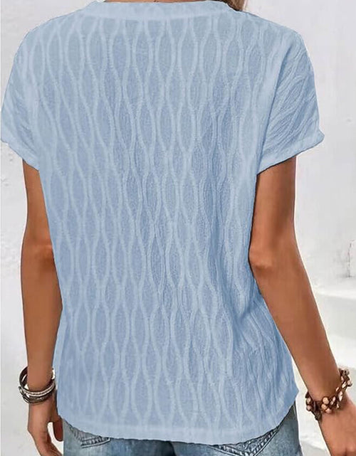 Load image into Gallery viewer, Full Size Round Neck Short Sleeve T-Shirt
