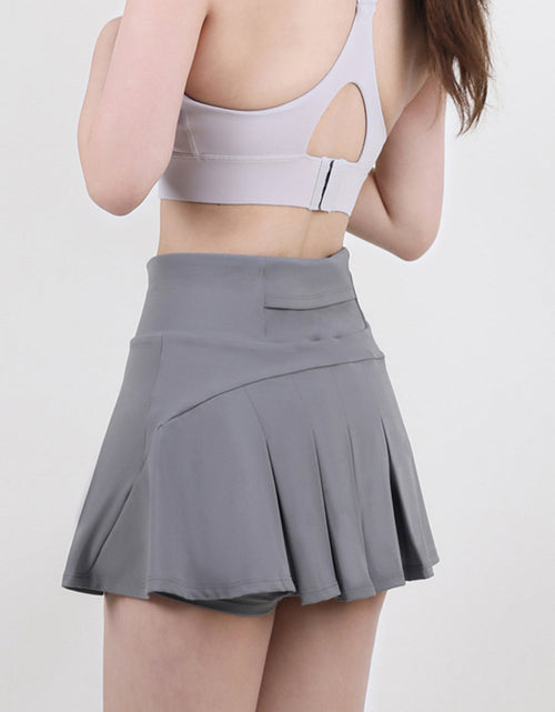 Load image into Gallery viewer, High Waist Pleated Active Skirt
