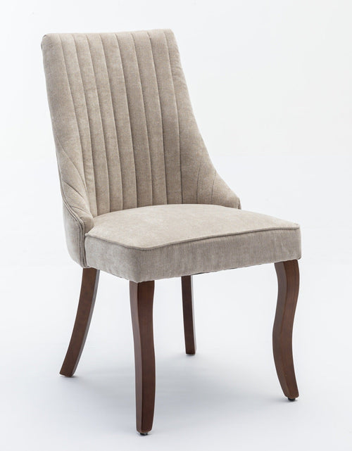 Load image into Gallery viewer, Set of 2 Rayon Cloth Flocking Linen Dining Chairs by Blak Hom
