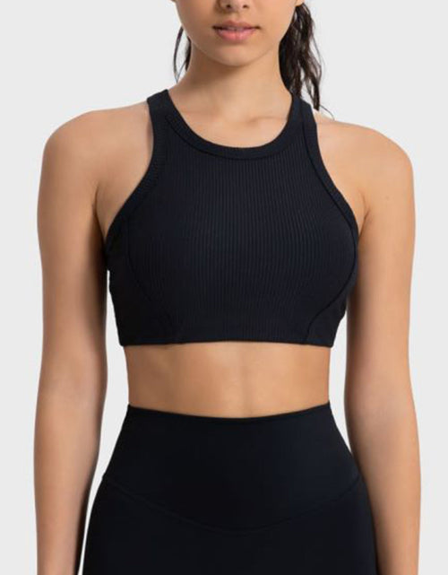 Load image into Gallery viewer, Millennia Wide Strap Cropped Sport Tank
