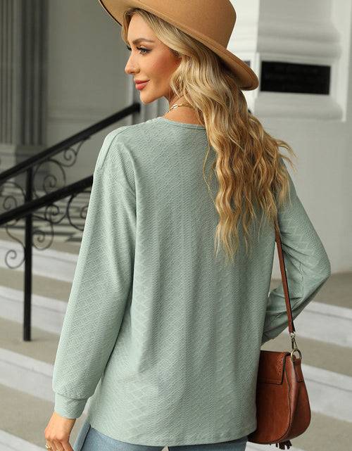 Load image into Gallery viewer, V-Neck Long Sleeve T-Shirt
