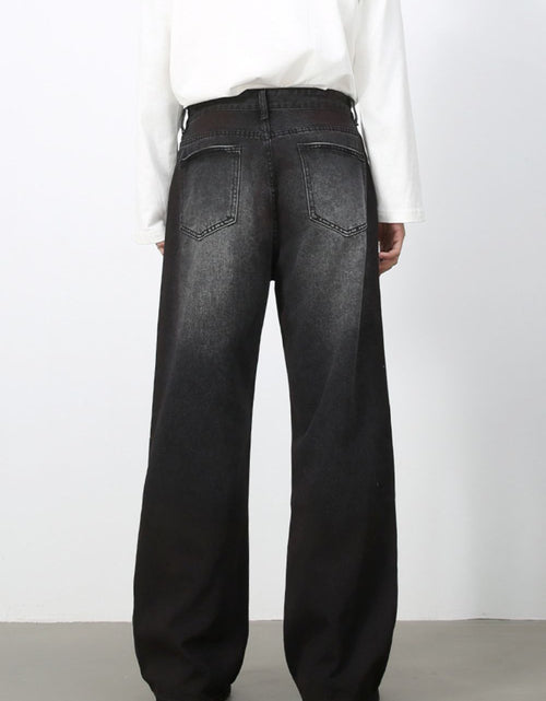 Load image into Gallery viewer, Men's Loose Fit Jeans with Pockets
