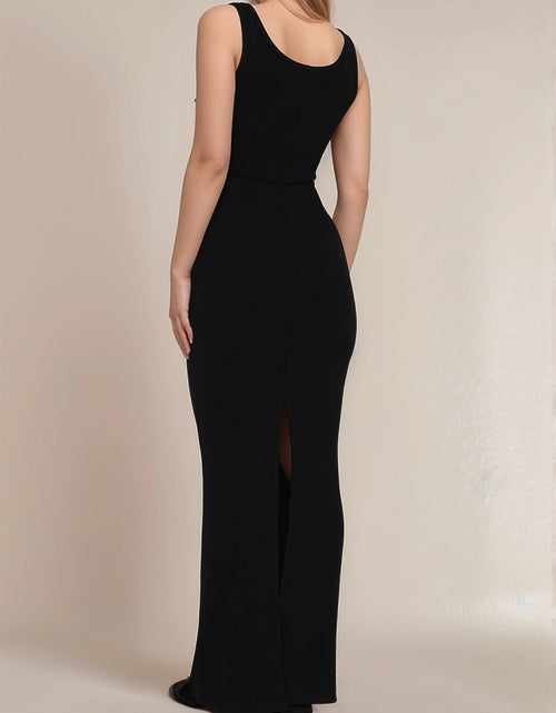 Load image into Gallery viewer, Devine Side Slit Wide Strap Maxi Dress
