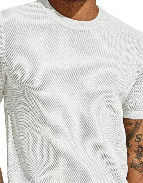 Load image into Gallery viewer, Men's Full Size Round Neck Short Sleeve T-Shirt Plus Size
