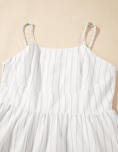 Load image into Gallery viewer, Stripe Square Neck Cami Dress with Pockets
