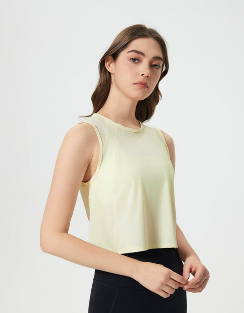 Load image into Gallery viewer, Millennia Round Neck Cropped Active Tank
