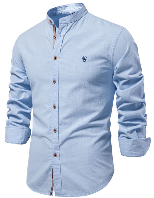 Load image into Gallery viewer, Men's Full Size Button Down Embroidered Shirt Plus Size
