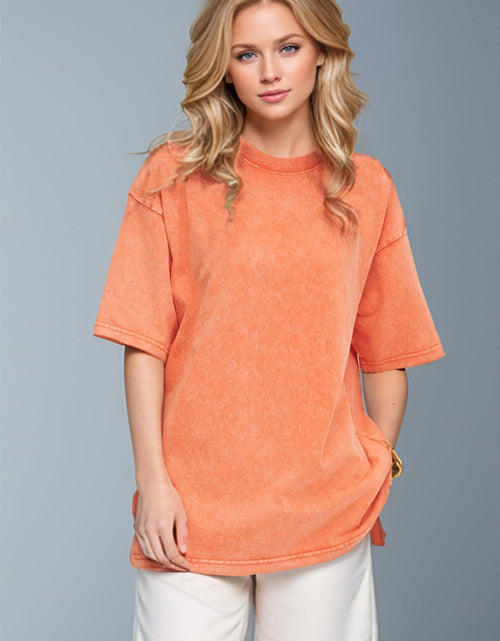 Load image into Gallery viewer, Basic Bae Round Neck Half Sleeve T-Shirt
