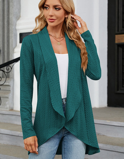 Load image into Gallery viewer, Open Front Long Sleeve Cardigan
