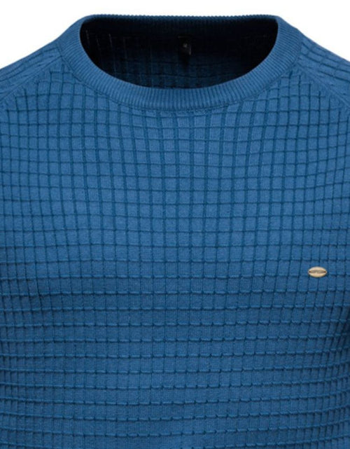 Load image into Gallery viewer, Texture Round Neck Long Sleeve Sweater
