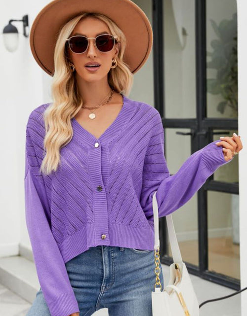 Load image into Gallery viewer, V-Neck Button Down Cardigan
