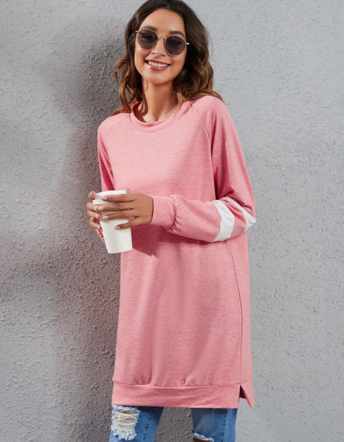 Load image into Gallery viewer, Full Size Striped Round Neck Long Sleeve T-Shirt
