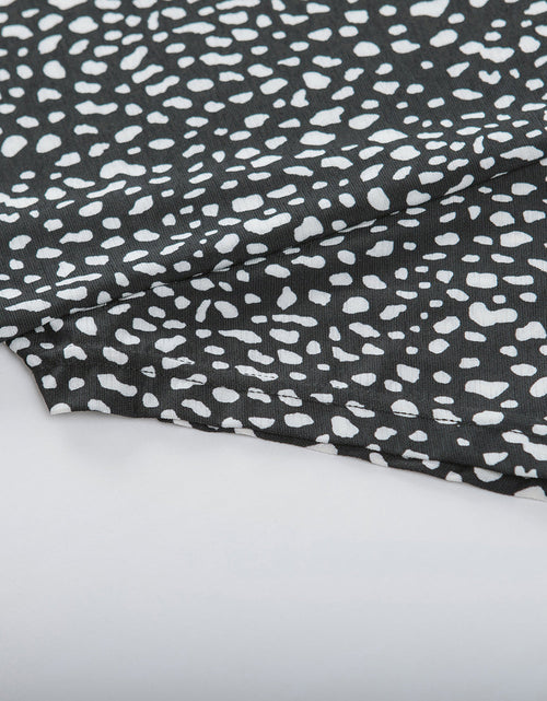Load image into Gallery viewer, Animal Print Round Neck Tunic Tee with Pockets
