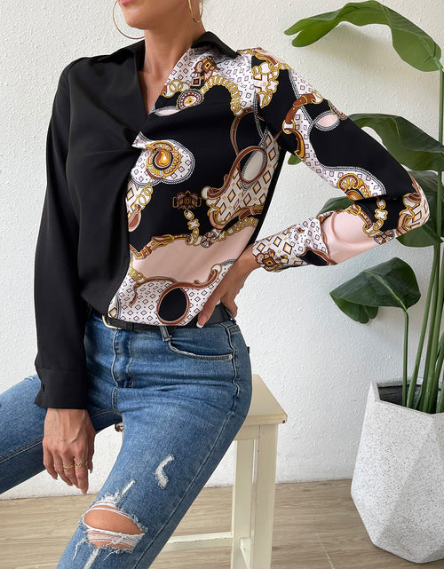 Load image into Gallery viewer, Twist Front Collared Blouse
