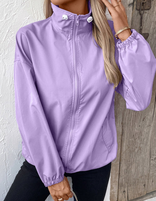 Load image into Gallery viewer, Ivy Lane Pocketed Zip Up Long Sleeve Jacket
