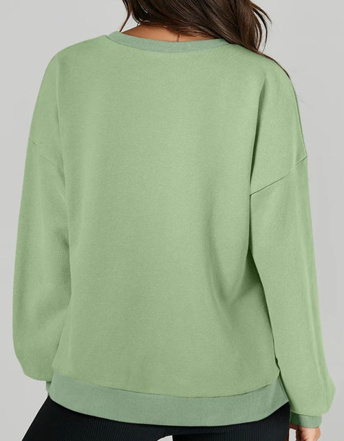 Load image into Gallery viewer, Round Neck Long Sleeve Sweatshirt
