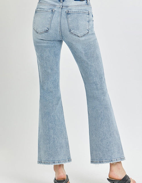 Load image into Gallery viewer, RISEN Full Size High Rise Ankle Flare Jeans

