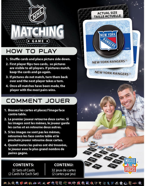 Load image into Gallery viewer, NHL - League Matching Game by MasterPieces Puzzle Company INC
