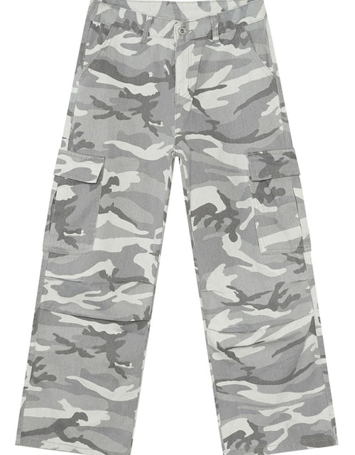 Load image into Gallery viewer, Camouflage Cargo Jeans with Pockets
