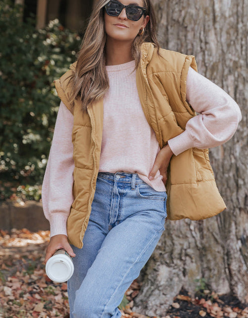 Load image into Gallery viewer, Zip Up Vest Coat with Pockets
