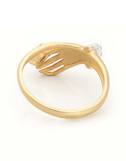 Load image into Gallery viewer, Vintage Austrian Crystals 18k Yellow Gold Matte or Polished Finish Made in USA by PVD Vintage Jewelry
