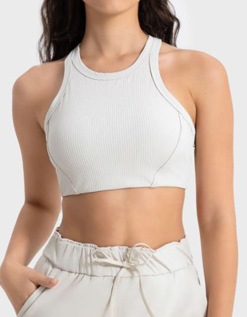 Load image into Gallery viewer, Millennia Wide Strap Cropped Sport Tank
