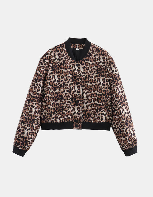 Load image into Gallery viewer, Pocketed Snap Down Baseball Collar Jacket
