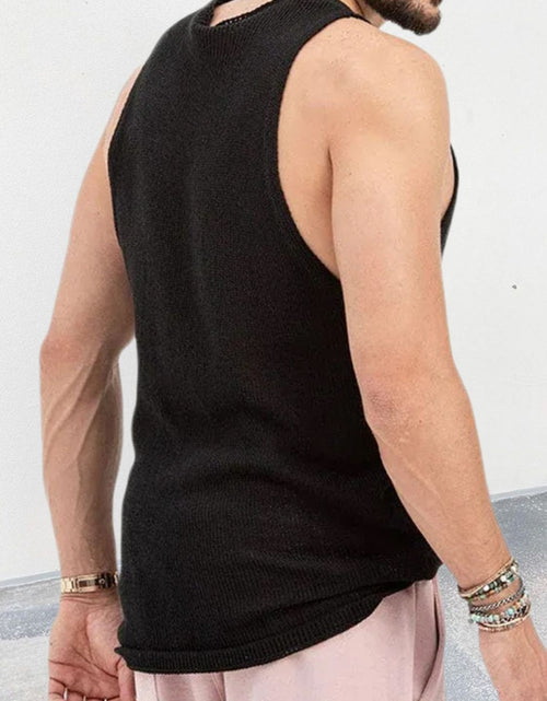 Load image into Gallery viewer, Men's Scoop Neck Knit Tank
