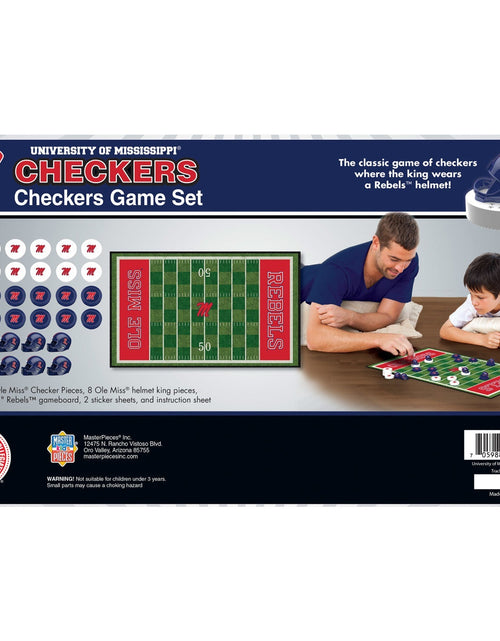 Load image into Gallery viewer, Ole Miss Rebels Checkers Board Game by MasterPieces Puzzle Company INC
