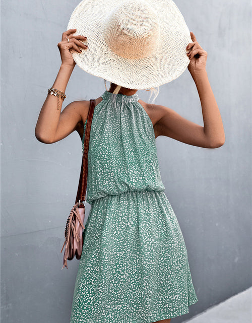 Load image into Gallery viewer, Floral Tied Sleeveless Mini Dress
