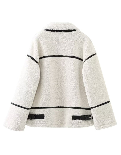 Load image into Gallery viewer, Zip Up Long Sleeve Sherpa Jacket
