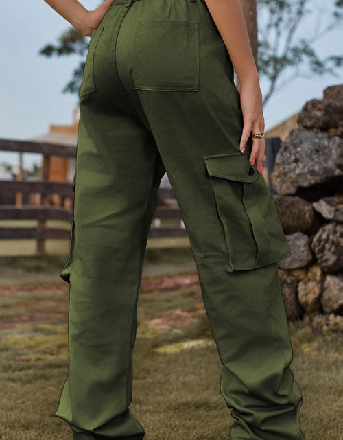 Load image into Gallery viewer, Loose Fit Long Jeans with Pockets

